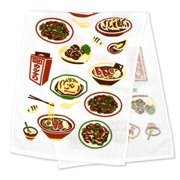 泉州産 フェイスタオル ガーゼ＆タオル cankeri 町中華