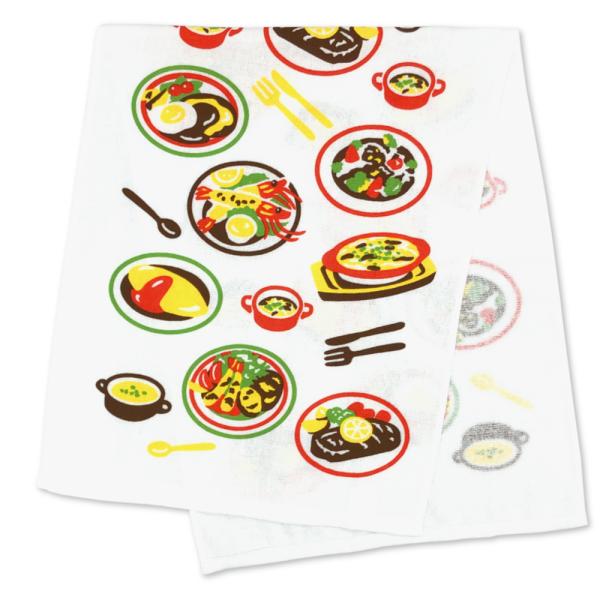 泉州産 フェイスタオル ガーゼ＆タオル cankeri 洋食