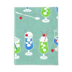 てぬぐい cankeri クリームソーダ ほつれない加工可能