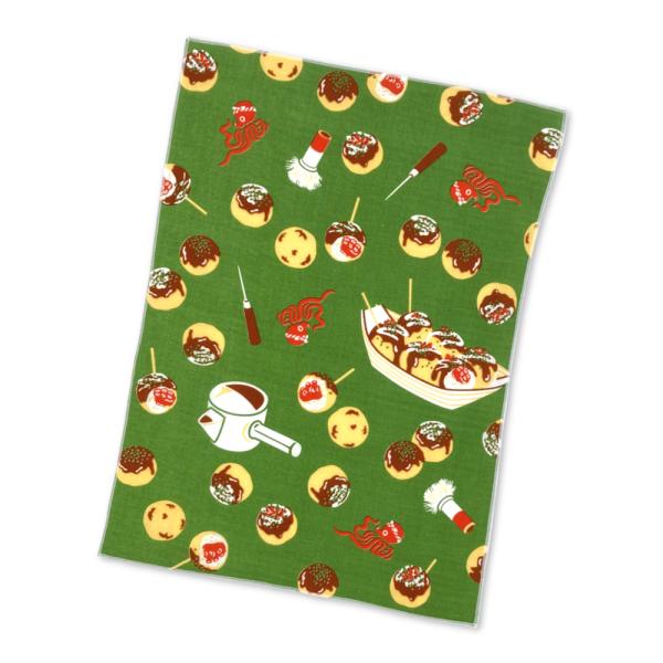 特価品 2枚あわせの てぬぐいフキン cankeri たこ焼き