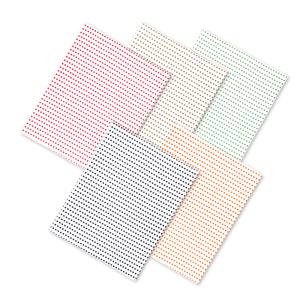 半てぬぐい なめらか豆絞り 5色セット｜niko-towel
