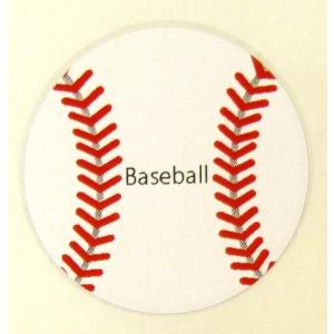 baseball1　ベースボール　シール　48枚入り｜niko25handmade