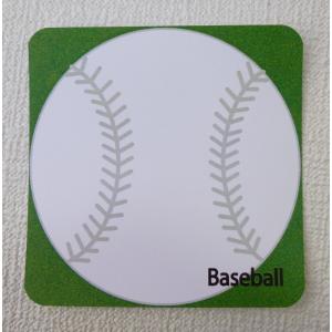 baseball10　ベースボール　メッセージカードシール　10枚入り｜niko25handmade