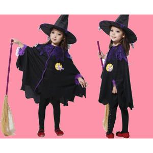 ハロウィン仮装 魔女 クリスマス キッズ用 コ...の詳細画像5
