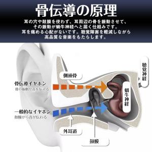 爆買 即納 骨伝導イヤホン ワイヤレスイヤホン...の詳細画像3