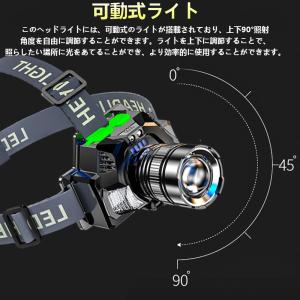 ＼即納/ ヘッドライト ヘッドランプ 充電式 ...の詳細画像4