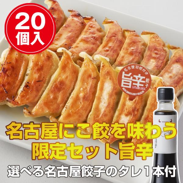 【名古屋餃子を満喫】 限定セット・旨辛（20個入）冷凍餃子 ぎょうざ ギョーザ 送料無料 冷凍食品 ...