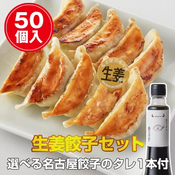 【名古屋餃子を満喫】 生姜餃子（50個入）セット　冷凍餃子 ぎょうざ ギョーザ 送料無料 冷凍食品 ...