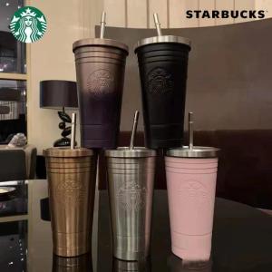 スターバックス STARBUCKS タンブラー ステンレスカップ コップ ストロー スタバ 保温 保冷 おしゃれ 新品 大容量 401-500ml