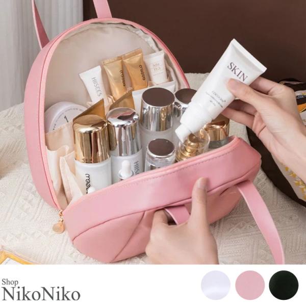 全品送料無料一部除く 大容量 PUレザー コスメポーチ レディース 韓国 プチプラ おしゃれ