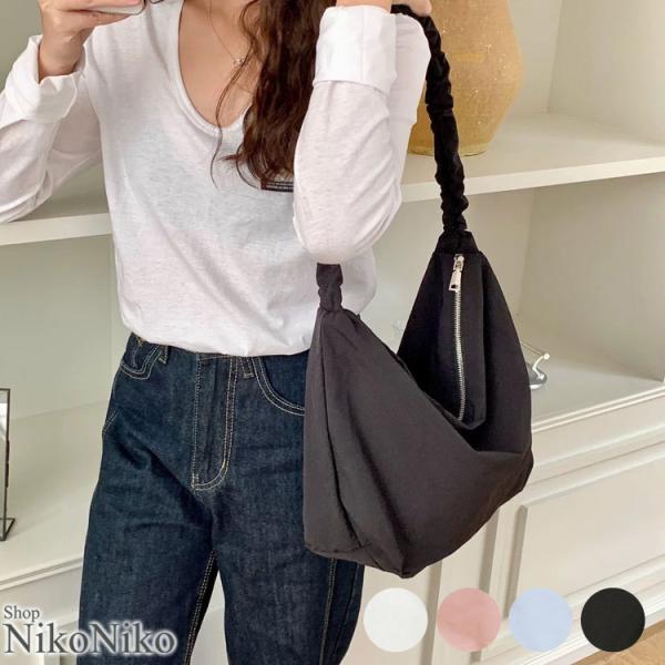 全品送料無料一部除く ドローコード ギャザーハンドル ワンハンドルバッグレディース 韓国 プチプラ ...