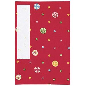 くろちく 御朱印帳 ゆめといろ 特大 飴 赤 71501505