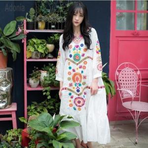 刺繍ボヘミアンワンピース の商品一覧 通販 Yahoo ショッピング