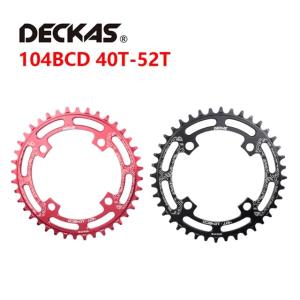 DECKAS 104BCD 40/42/44/46/48/50/52T マウンテン自転車チェーンホイ...