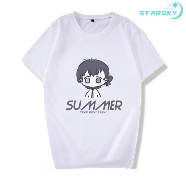 サマータイムレンダ  網代慎平 小舟潮 Tシャツ 半袖　夏服　 男女用　日常服  人気キャラクター ...