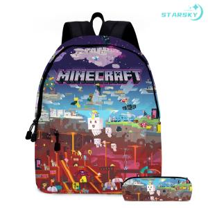 マインクラフト リュック 2点セット 鞄と筆箱...の詳細画像1