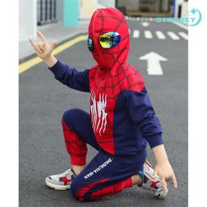 子供服 スパイダーマン 春秋 長袖 男の子 女...の詳細画像2