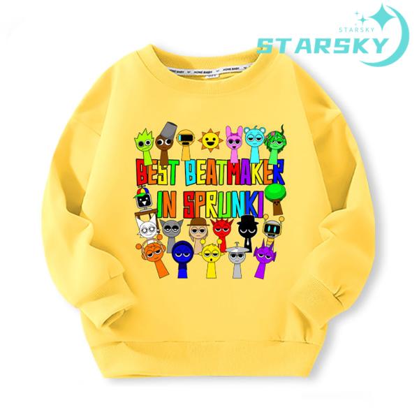 Sprunki スプランキー キッズ スウェット  長袖Tシャツ　トレーナー トップス　可愛い　長袖...