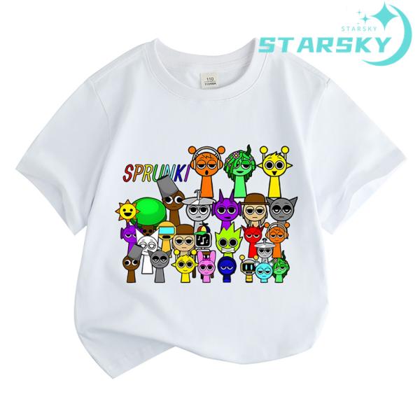 キッズ 短袖Ｔシャツ　Sprunki スプランキー  トップス　棉Ｔシャツ　コットン　子供 キッズ ...