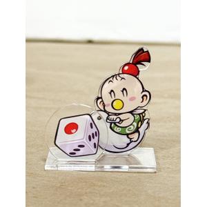 ☆A73 チョコエッグキッズ 桃太郎電鉄 12.ミニボンビー アクリルスタンド ☆