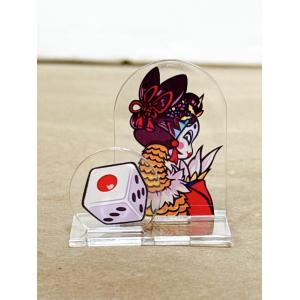 ☆A73 チョコエッグキッズ 桃太郎電鉄 14.世界旅行ボンビー アクリルスタンド ☆