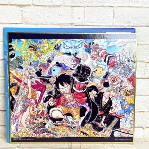 ☆A81 一番くじ ワンピース WT100記念 尾田栄一郎描き下ろし 大海賊百景 J賞 色紙 集合 中央ルフィ ☆