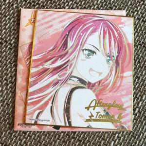 バンドリ　５周年色紙 バンドリ！ ガールズバンドパーティ！ トレーディングミニ色紙 vol.5