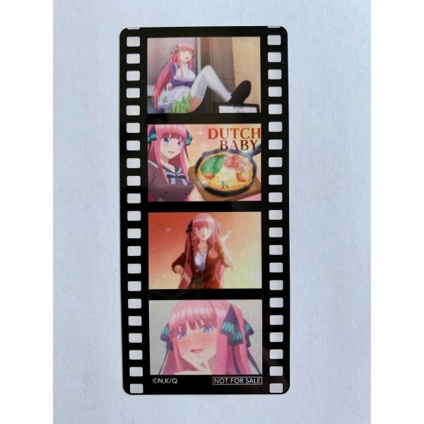 ☆ 五等分の花嫁 Spring Fair メモリアルフィルム風しおり 栞 二乃 中野二乃 ☆