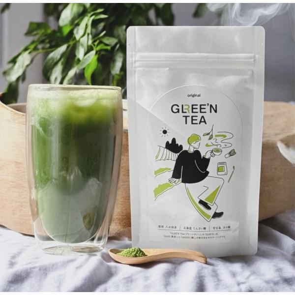 八女抹茶 グリーンティー 粉末 150g 一番茶 無添加 抹茶パウダー 抹茶ラテ 製菓用 国産 福岡...