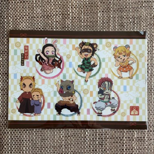 ☆ 劇場版 鬼滅の刃 無限列車編 劇場物販 みにきゃら クリアファイル 竈門炭治郎 煉獄杏寿郎 猗窩...