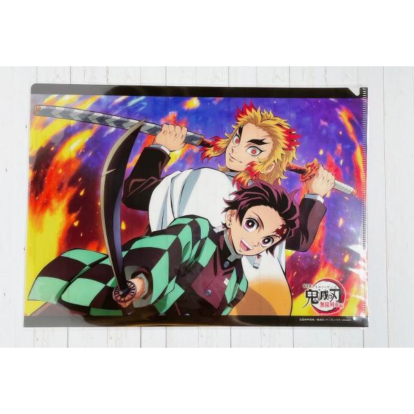 ☆鬼滅の刃 ufotable cafe 無限列車編 最終 上映 記念 レイヤード クリアファイル 竈...