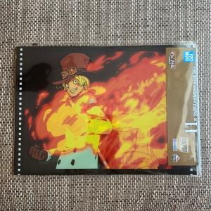 ☆ワンピース 麦わらストア A6 クリアファイル 海賊旗 サボ