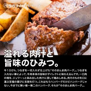 牛肉100% そのまんま肉バーグ 180g×2...の詳細画像5