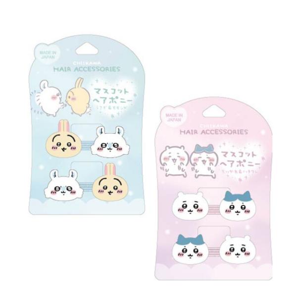 ちいかわ マスコットヘアポニー２P うさぎ モモンガ ハチワレ CHIIKAWA