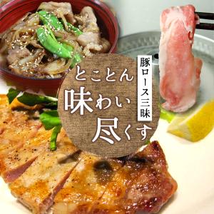 福島県産 豚肉 合計1.6kg 豚ロース 3点...の詳細画像2
