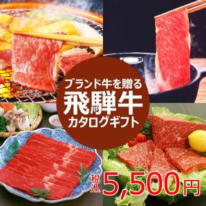 カタログギフト  送料無料 肉 飛騨牛 5500円コース 御祝 御礼 ギフト 内祝 お返し 和牛 香典返し 誕生日 記念日 選べるギフト 選べるお肉｜nikunohiguchi-yafuu