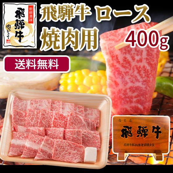 肉 牛肉  和牛 焼肉 飛騨牛 ロース肉 400ｇ 1パック 黒毛和牛 バーベキュー お取り寄せ グ...