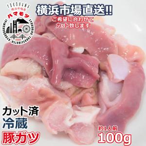 国産豚ガツ 100g 市場直送 ハマモツ 焼きとん バーベキュー 焼肉 チート　胃袋