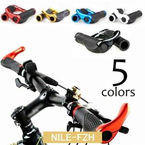 自転車 グリップ バーエンドバー 1ペア クロス...の商品画像