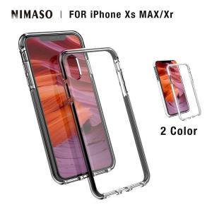 iPhone Xs Max ケース スマホ保護ケース 米軍MIL規格取得  ワイヤレス充電対応/全面保護/フィルムと干渉せず N2 Nimaso