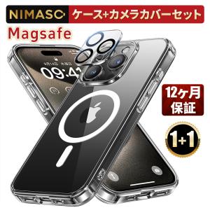 【10%OFFクーポン】NIMASO iPhone ケース+カメラフィルム MagSafe対応 iP...