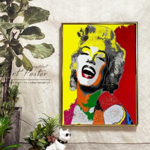 アートパネル 60×80 水晶絵調 KH40 マリリンモンロー 偉人 絵画 壁掛け