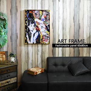 アートパネル 60×60 水晶絵 KH602 オードリーヘップバーン 偉人 女性