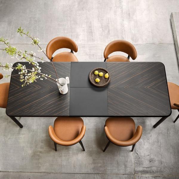 正規代理店 カリガリス SPIGA スピガ CS4126-R200 ヘリンボーン天板 伸長式ダイニン...