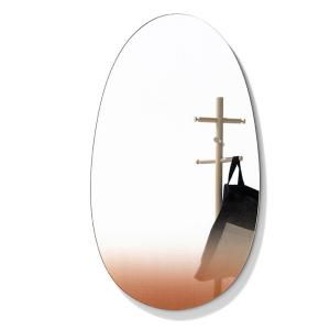 【ambra】ミスト ウォールミラー 壁掛け 鏡 46x92 コパー【アンブラ】 Umbra（アンブラ） umbra / ミスト ミラー コパー 21015778880 「送料