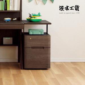 浜本工芸 NO57 幅110cm 学習机 2点セット (机＋昇降袖A) 開梱設置送料