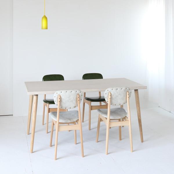 MORTEX モールテックス ダイニングテーブル ホワイトアッシュ脚 角度調節 ikp イカピー お...