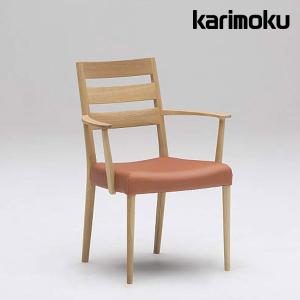 カリモク家具（KARIMOKU FURNITURE） カリモク 食堂椅子 昇降回転式 肘