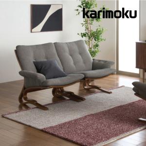 ①美品　KARIMOKU カリモク　シングルソファ　アームチェア　高級　国産家具 カリモク家具（KARIMOKU FURNITURE） カリモク ソファ 肘掛椅子 一人