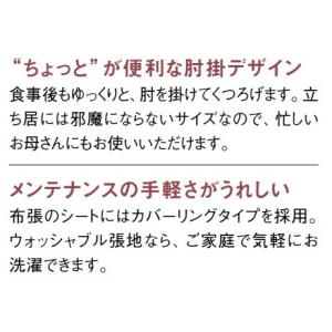カリモク 肘付食堂椅子 合成皮革 CW46モデ...の詳細画像5